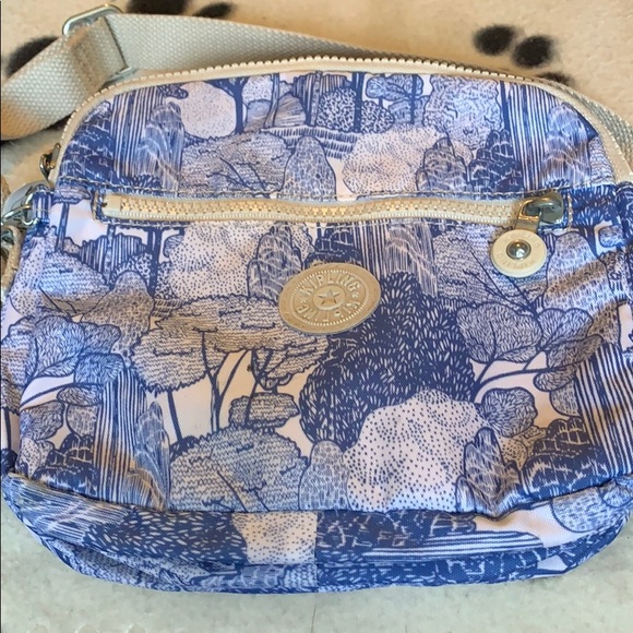Kipling Handbags - KIPLING BLUE/WHITE PURSE